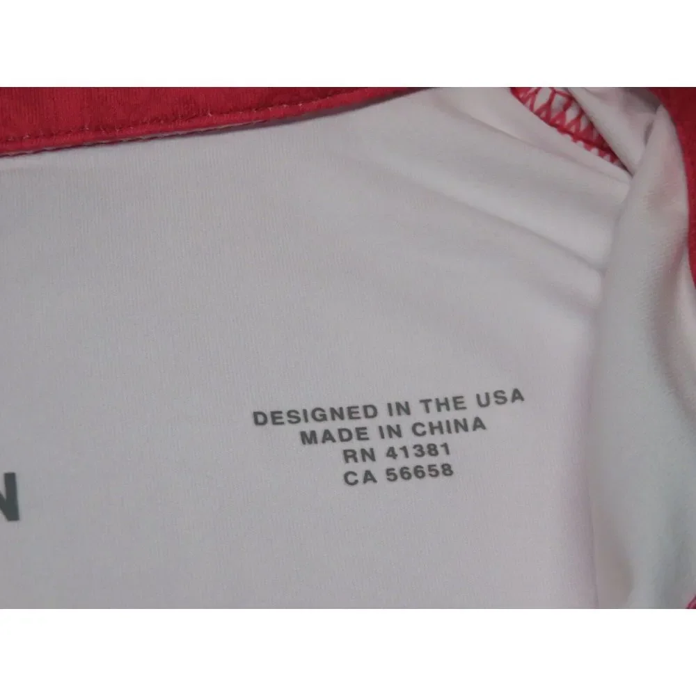 Mens USGA Squirrel Polo Short Sleeve Bright Red M Golf Shirt Polyester US OPEN - Picture 6 of 11